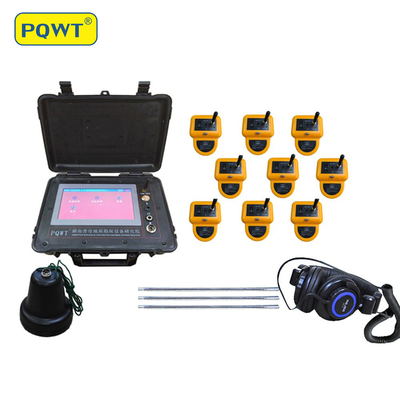 PQWT CL900 वाणिज्यिक जल रिसाव डिटेक्टर उपकरण 8m पूल नलसाजी रिसाव का पता लगाना