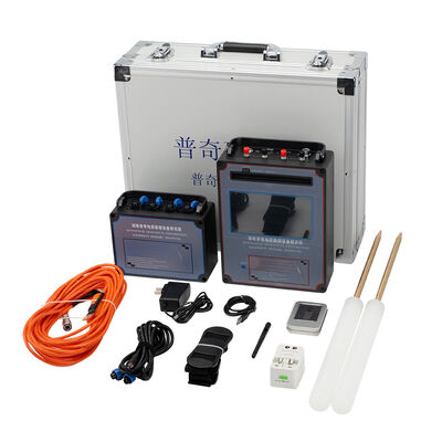 गहरे भूजल का पता लगाने के लिए पीक्यूडब्ल्यूटी-टीसी1200 जल डिटेक्टर 1200 मीटर गहराई बहु-आवृत्ति एलसीडी स्क्रीन के साथ